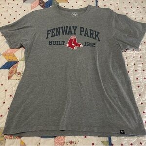Forty Seven ‘47 Fenway Park Gray Men’s Short Sleeve T-Shirt Size Large
